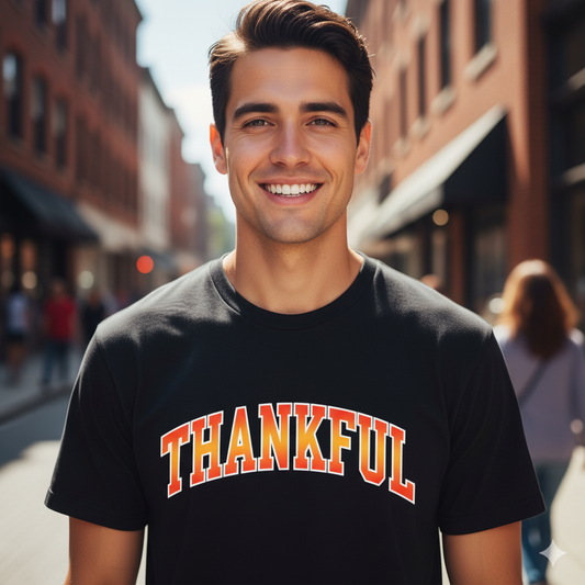 Thankful T-shirt [ Gold design ]